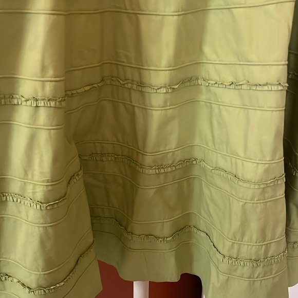 Sunny Leigh Lime Green Skater Skirt,,Size 10 - Picture 3 of 5